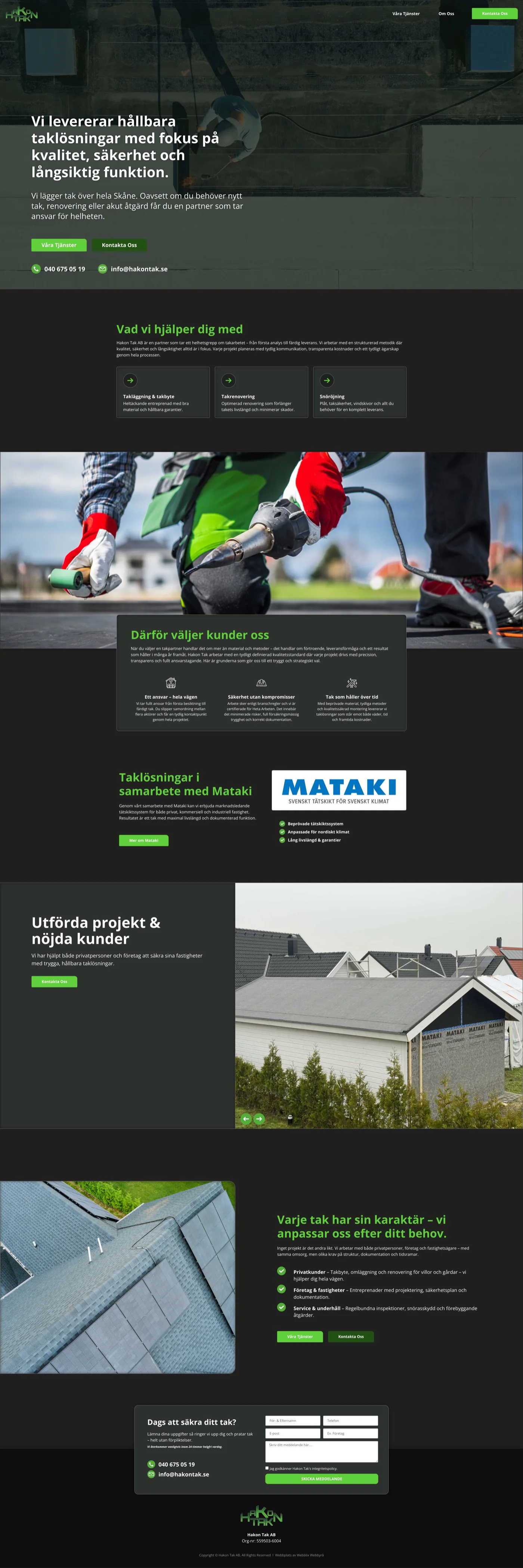 Hakon Taks startsida