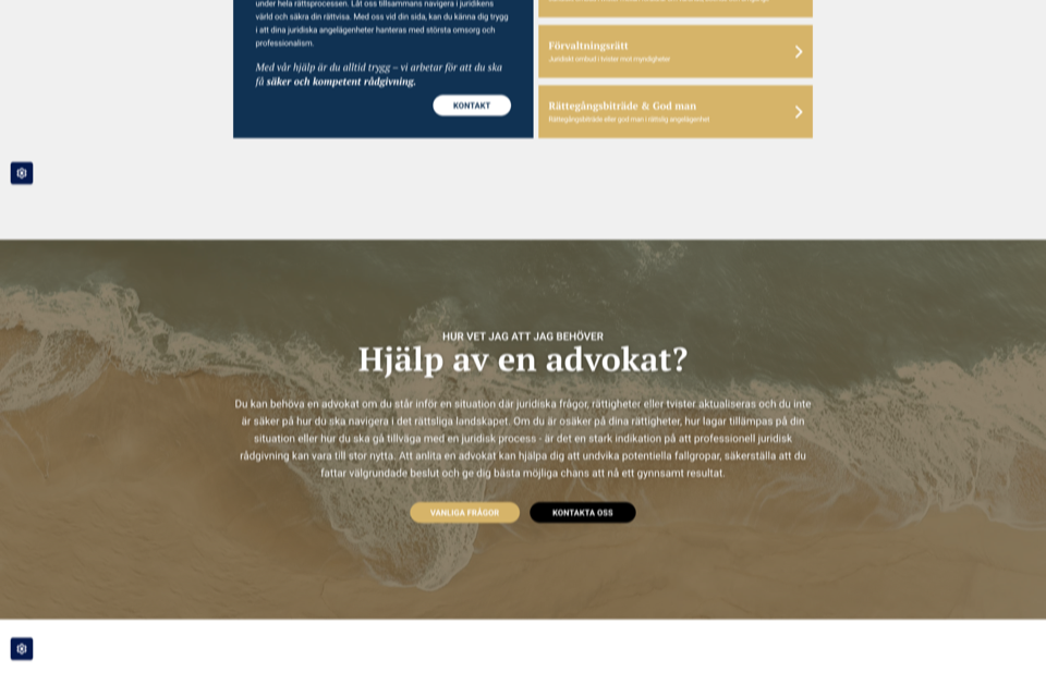 Advokatbyrån Louise Kroons webbplats med rättsområden, vägledande innehåll och artiklar